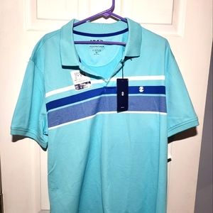 IZOD Advantage Performance mens XL Blue Radiance polo shirt